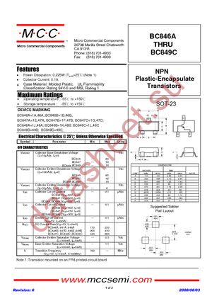 BC848C-TP datasheet  